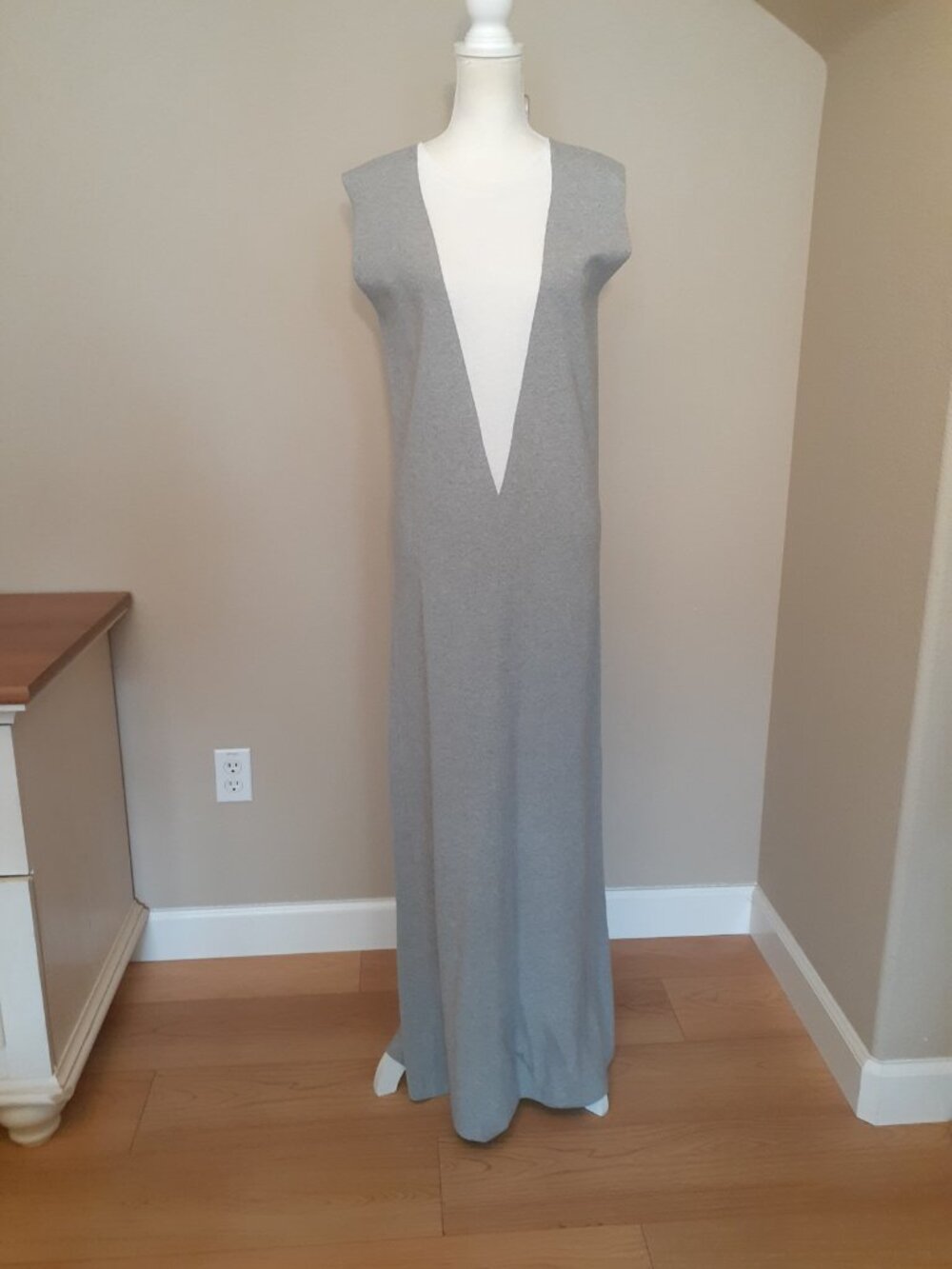 STAUD Knit Column Maxi Dress
